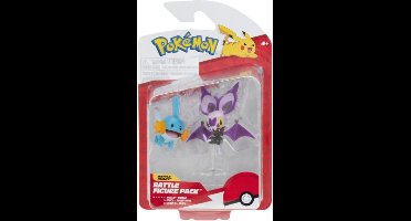 Pokemon Battle Figure Pack - Mudkip & Noibat