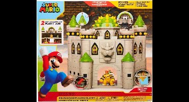 Super Mario Action Figure Deluxe Bowser's Castle Playset