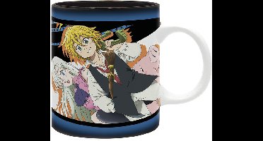 The Seven Deadly Sins Mug - Meliodas, Elizabeth & Hawk