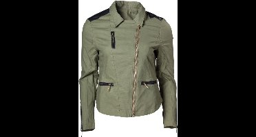 Zelda - Female Biker Jacket with Triforce Logo