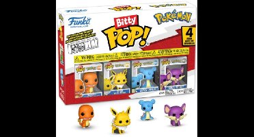 Pokémon Funko Bitty Pop! 4-Pack: Charmander / Jolteon / Lapras / Rattata