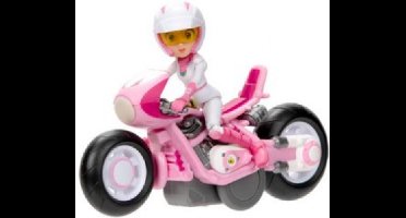 Super Mario Bros Movie - Peach Figure with Bike