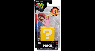 Super Mario Movie Question Block Mini Figure - Peach