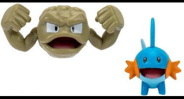 Pokemon Battle Figure Pack - Mudkip & Geodude