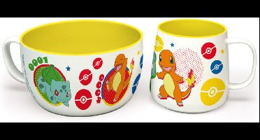 Pokemon - Pikachu & Kanto Starters Breakfast Set