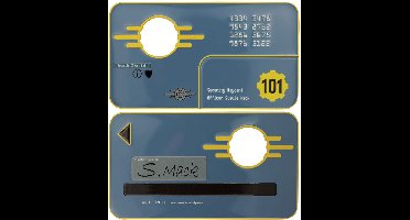 Fallout 3 Replica - Vault 101 Security Keycard Limited Edition