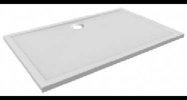 Sanifun Wiesbaden douchebak acryl 140x90x4 wit.