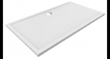 Sanifun Wiesbaden douchebak acryl 160x90x4 wit.