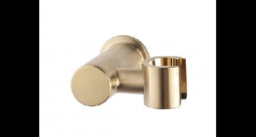 Sanifun luxe kantelbare handdouchehouder mess.geb. messing.