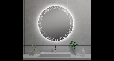 Sanifun Deco condensvrije led-spiegel 80 cm.