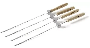 Barbecook 4 spiezen met afschuifring - fsc