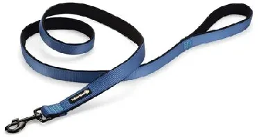 Beeztees hondenriem Parinca premium nylon 180x2.5cm blauw