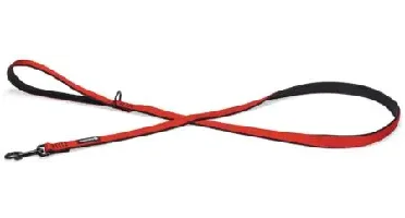 Beeztees hondenriem Parinca premium nylon 180x2cm rood