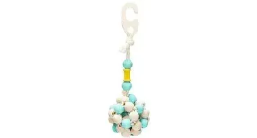 Beeztees knaagdierspeelgoed pluis hout 20x6x6cm beige