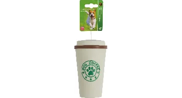 Boon hond speelg. hondenspeelgoed koffiebeker latex 15cm
