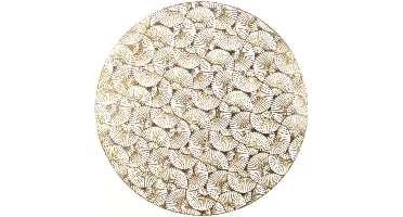 Decoris placemat waaier 38cm goud