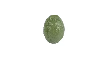 Decoris vaas glas deco 19x24cm groen