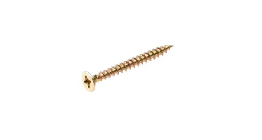 Eurofix spaanplaatschroef geel verzinkt 5,0x80 mm 100 stuks