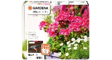 Gardena city gardening balcony set voor volautomatische bloembakbesproeiing