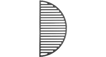 Grill Guru Cast Iron Half Moon Grill Large