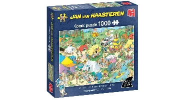 Jumbo puzzel jan van haasteren kamperen in het bos 1000st