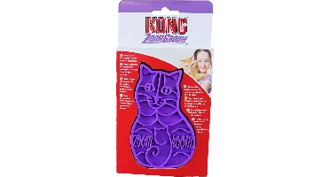 Kong kat Zoom Groom rubber kattenborstel.