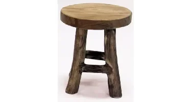 Kruk teak naturel 17x22 cm
