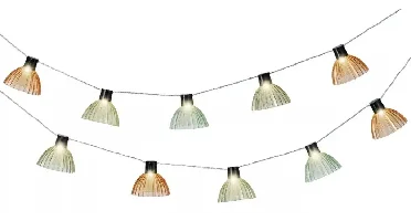 Lumineo solar stringlights lichtsnoer - meerkleurig green tone