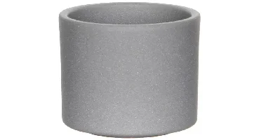 Mica Decorations bloempot Era rond 10x8.5cm grijs mat