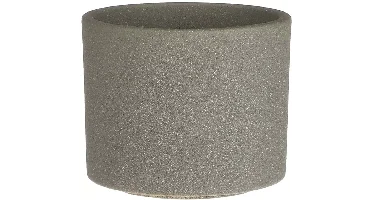 Mica Decorations bloempot Era rond 12x10cm zandgroen
