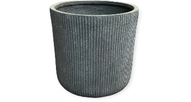 Mica Decorations bloempot nuovo keramiek 37x36cm grijs