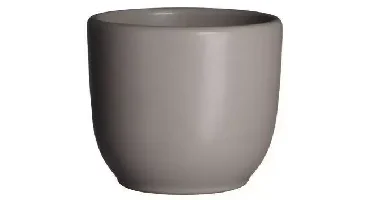 Mica Decorations bloempot Tusca rond 7,5x6,5 cm taupe mat