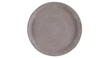 Mica Decorations bord Stan d24h3cm grijs