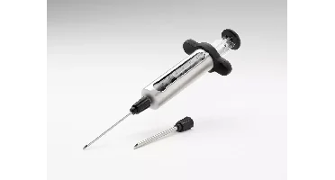 Napoleon Rvs marinade injectiespuit + 2 naalden