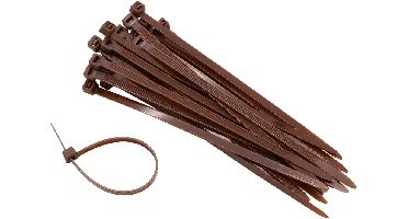 Nature Kabelbinder 15cm Chocobruin 25st