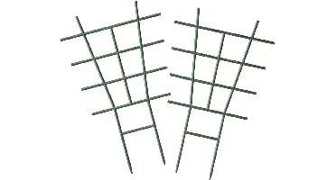 Nature Kamerplantenrekjes 17x28 cm 2 stuks