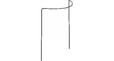 Nature Plantsteun 45b24h100cm groen