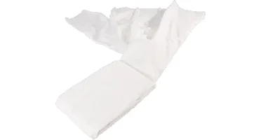 Nature Winterafdekhoes wit koord h75b48cm