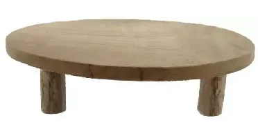 Plateau teak naturel 40x9cm