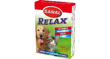 Sanal relax hond en kat 15 tabletten