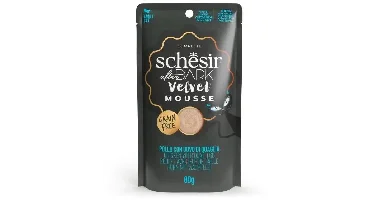 Schesir After Dark Velvet mousse kip & kwartelei 80g