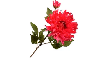 Silk-ka kunsttak chrysant 78cm rood