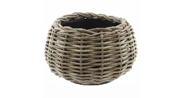 Van der Leeden Rotan Drypot 29x19cm naturel