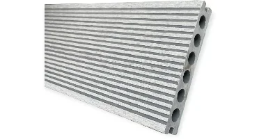 Wpc vlonderplank 2,5x15x220 cm grijs