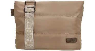 Zebra elske schoudertas taupe