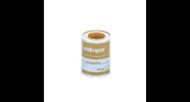 Leukopor Deksel Kleefpleist. 5,00cmx5,0m 1 0247400