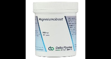 Deba Pharma Magnesiumcitraat 1000mg 100 Capsules