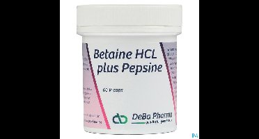 Betaine Hcl + Pesine V-caps 60 Deba