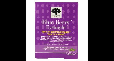 New Nordic Blue Berry Eyebright Voedingssupplement Ogen 120 Tabletten