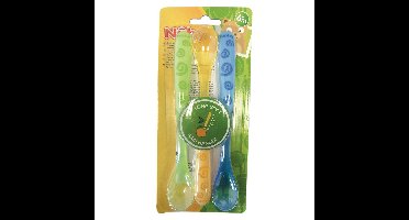 Nûby Lepel met lange handgreep - 3stk - 6m+